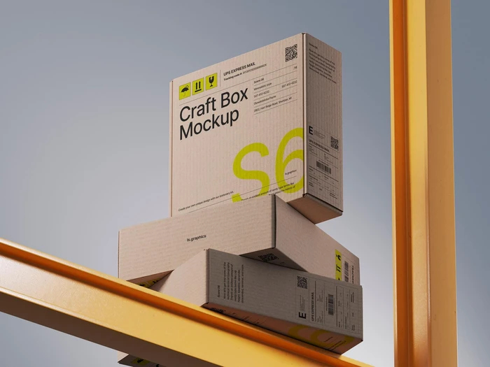 Kaine, Box Mockups and Metal Beams, EU, 15