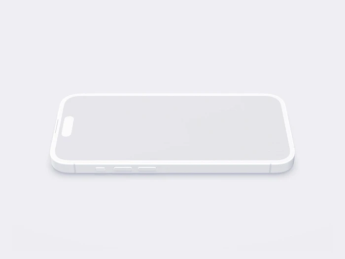 iPhone 14 Pro Clay Mockup, 05
