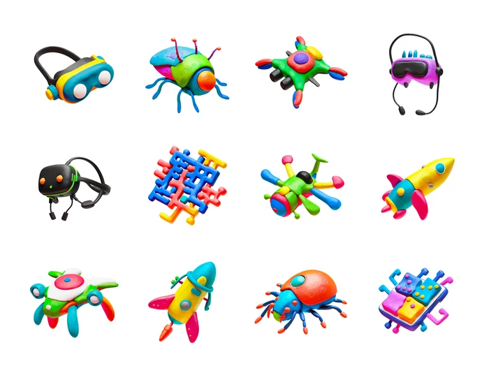 Plop, Icons