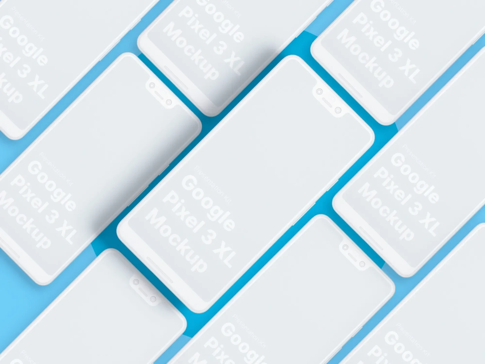 Google Pixel 3, Google Pixel 3 XL Mockups 66