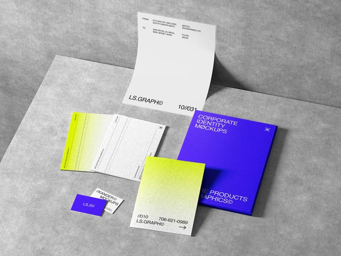 Kander, Top-Quality Stationery Mockups, US 12