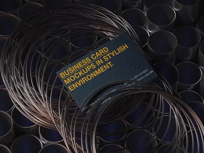 Ayon, Business Card Mockup, EU, 13