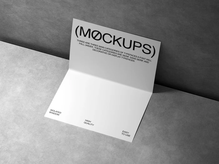 Kander, A4 Paper Mockup in Perspective View, EU 08