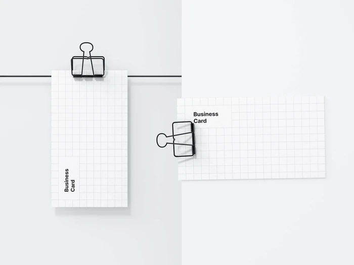 Business Card Mockups, US-Angled, 04