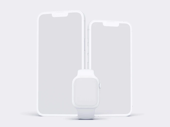 Apple Mockups Bundle, Clay, 11