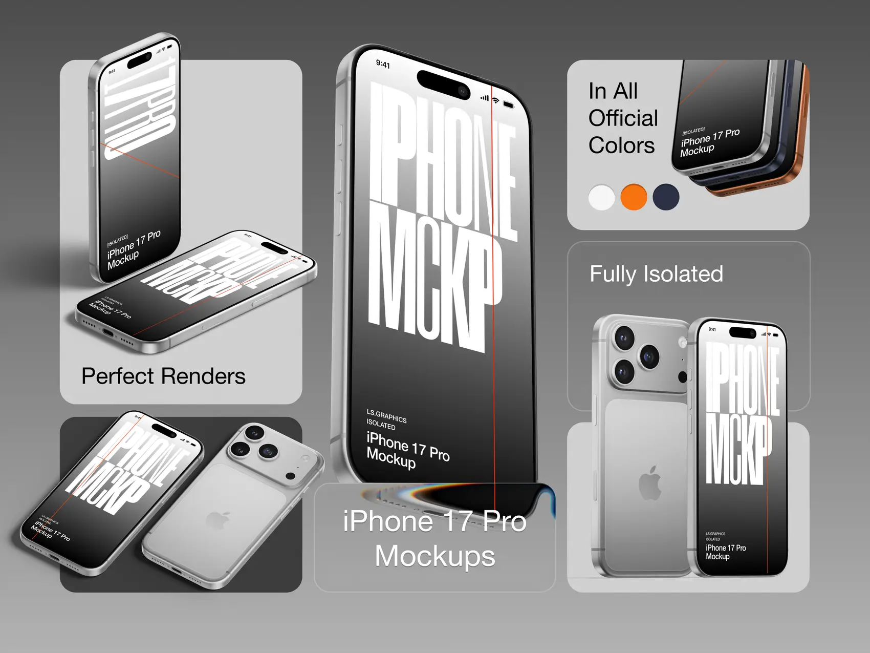 iPhone 17 Pro Mockups 1