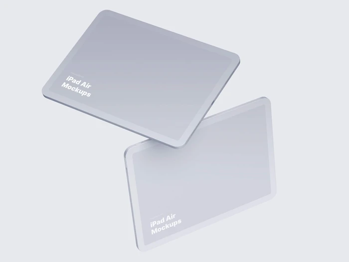 iPad Air (2020) Clay Mockups, 09