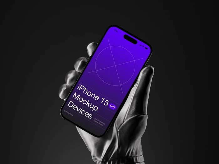 P-Mockups, iPhone 15 Pro, 15
