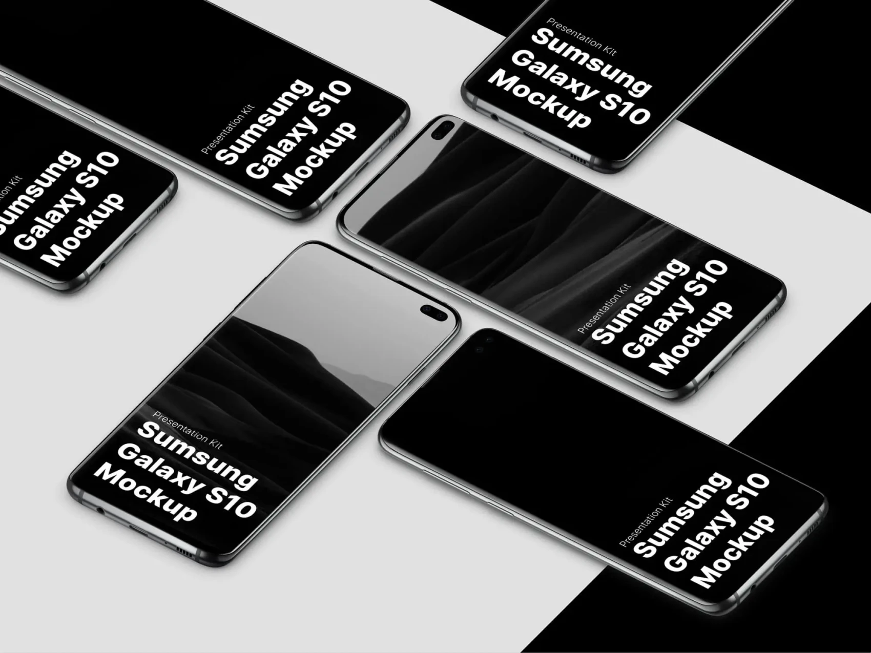 Samsung Galaxy S10 Mockups 12