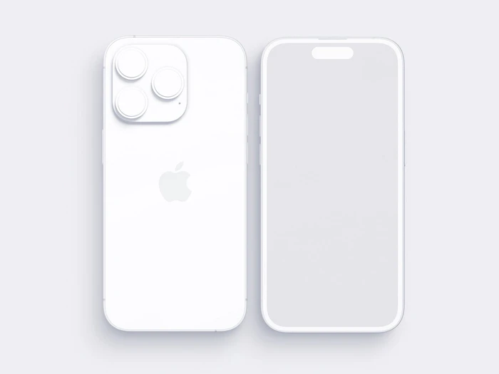 iPhone 14 Pro Clay Mockup, 03