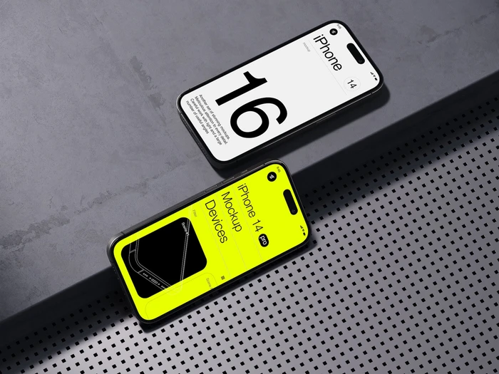 A-Mockups: iPhone 14 Pro, 16