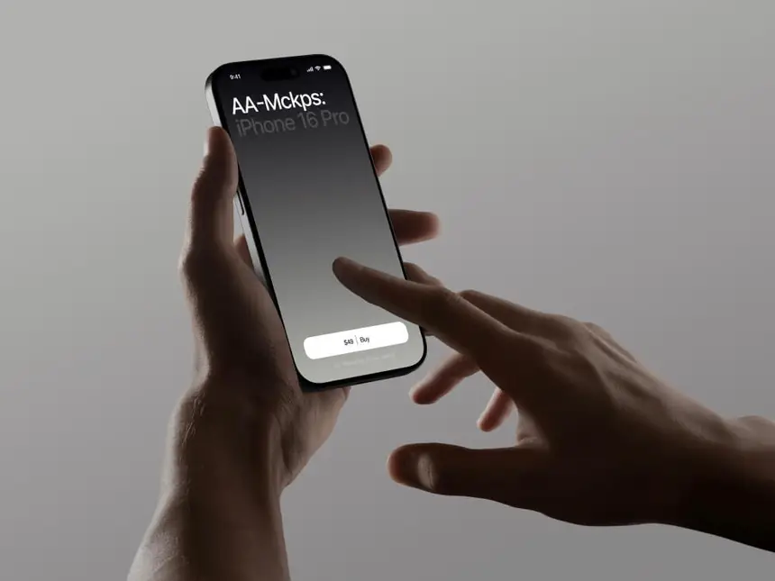 AA-Mockups: iPhone 16 Pro 3