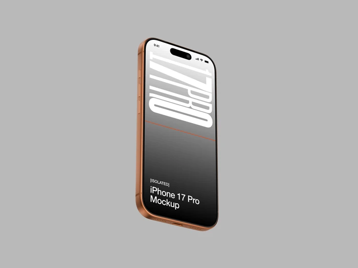 Free iPhone 17 Pro Mockup, Scene 3