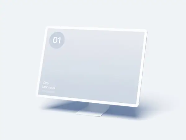 Monitor Clay Mockups, 04