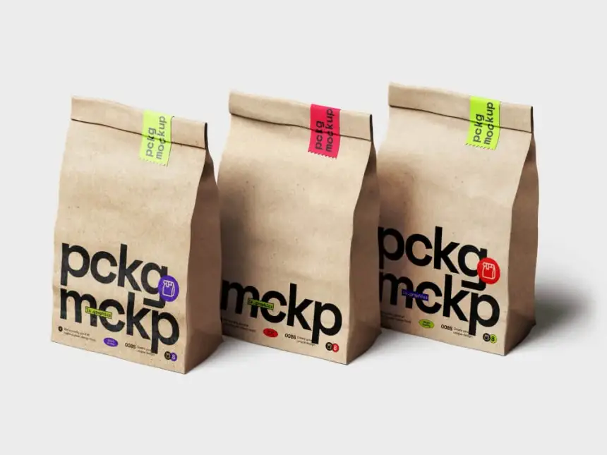 Paper Food Package Mockups 2