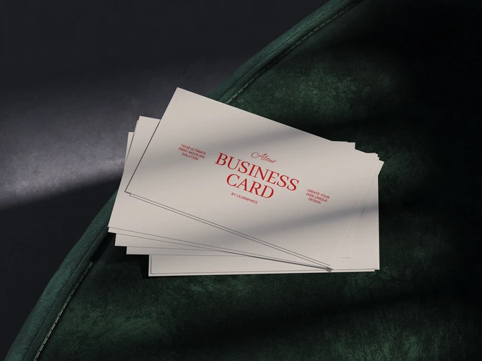 Ateur, Business Card Mockup, US, 08