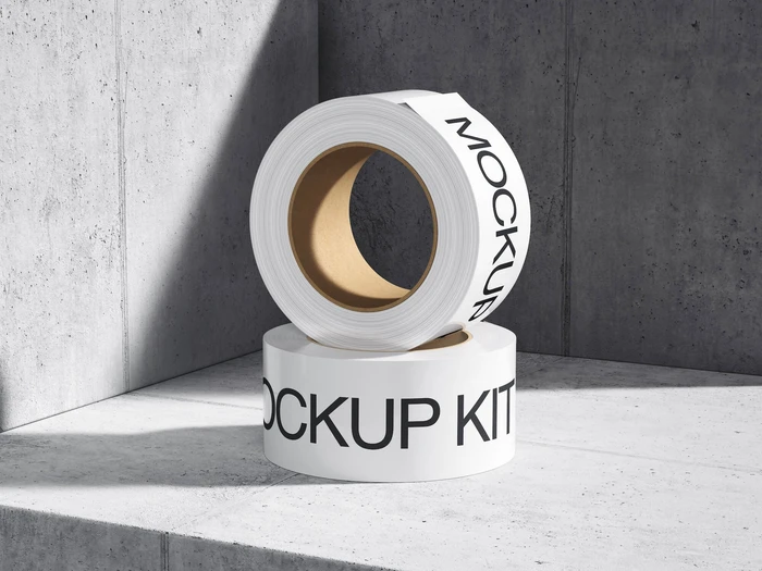 Qubus, Quality Rendered Duct Tape Mockups, EU, 22
