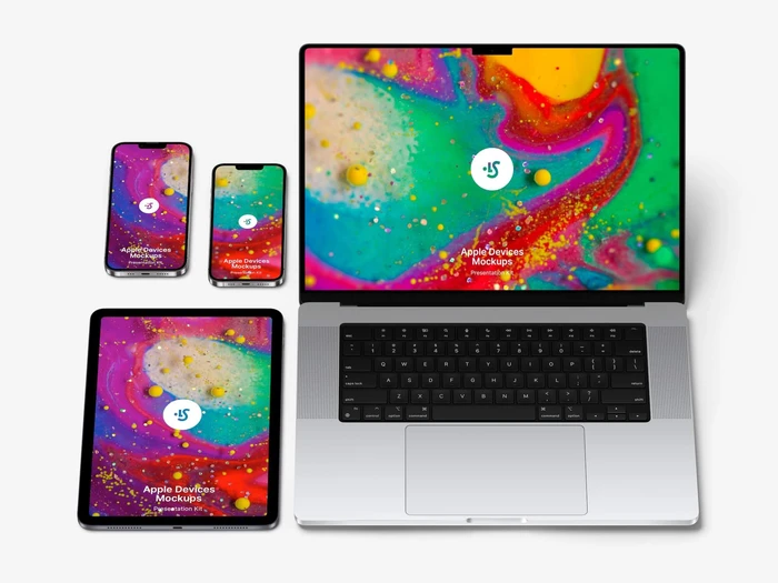 Apple Mockups Bundle, Realistic, 29