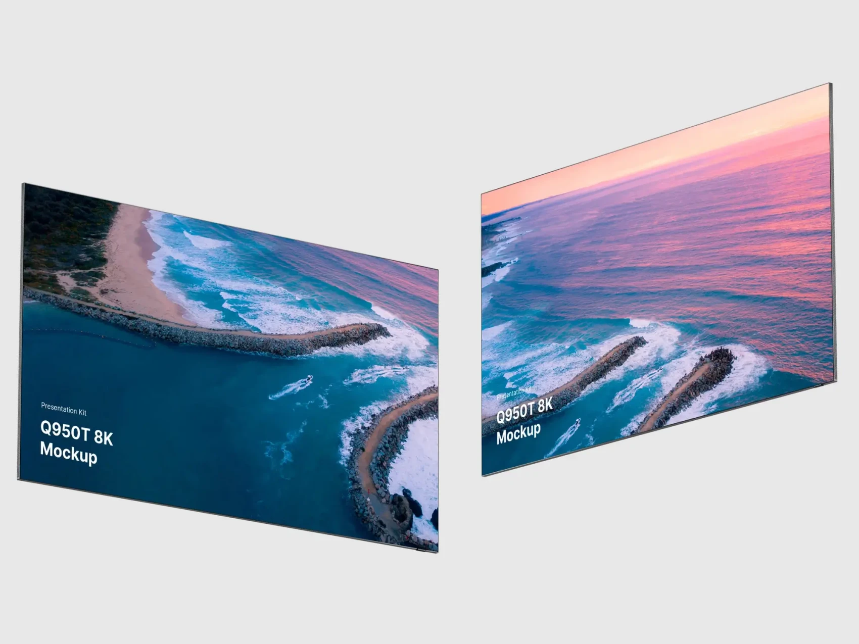 Samsung TV Mockup (Q950T 8K) 9