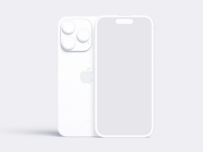 iPhone 14 Pro Clay Mockup, 18