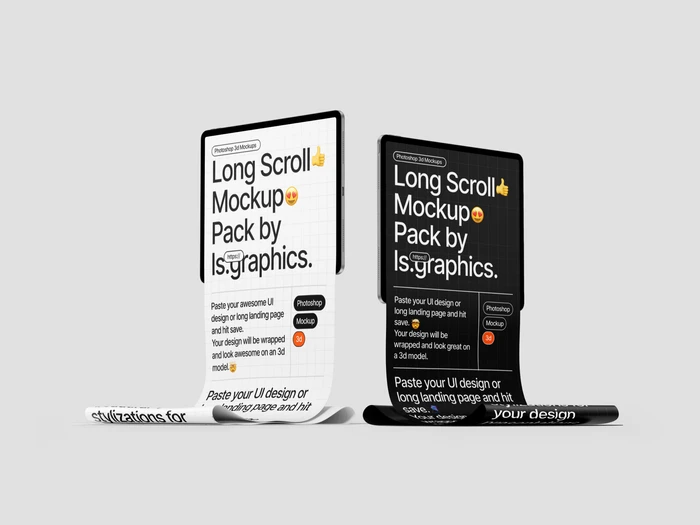 Long Scroll Mockups, 26