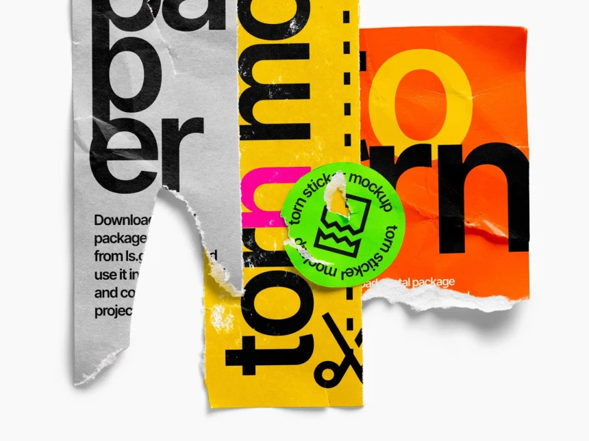 Torn Paper Mockups 5