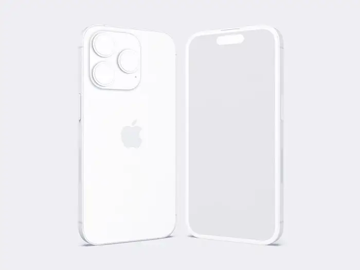 iPhone 14 Pro Clay Mockup, 19