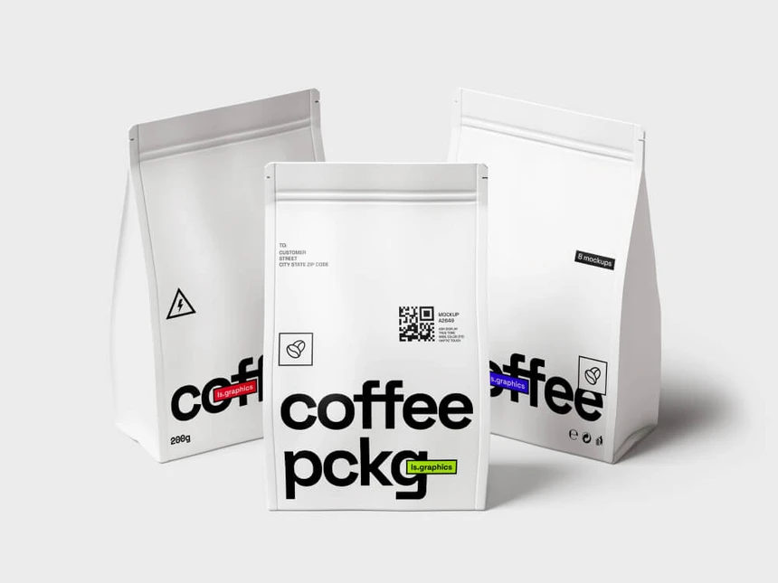 Coffee Bag Mockups 1