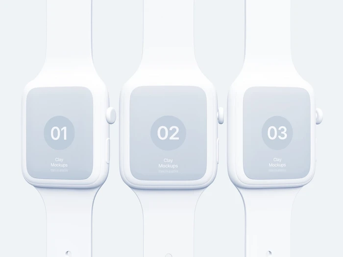 Watch Clay Mockups, 03