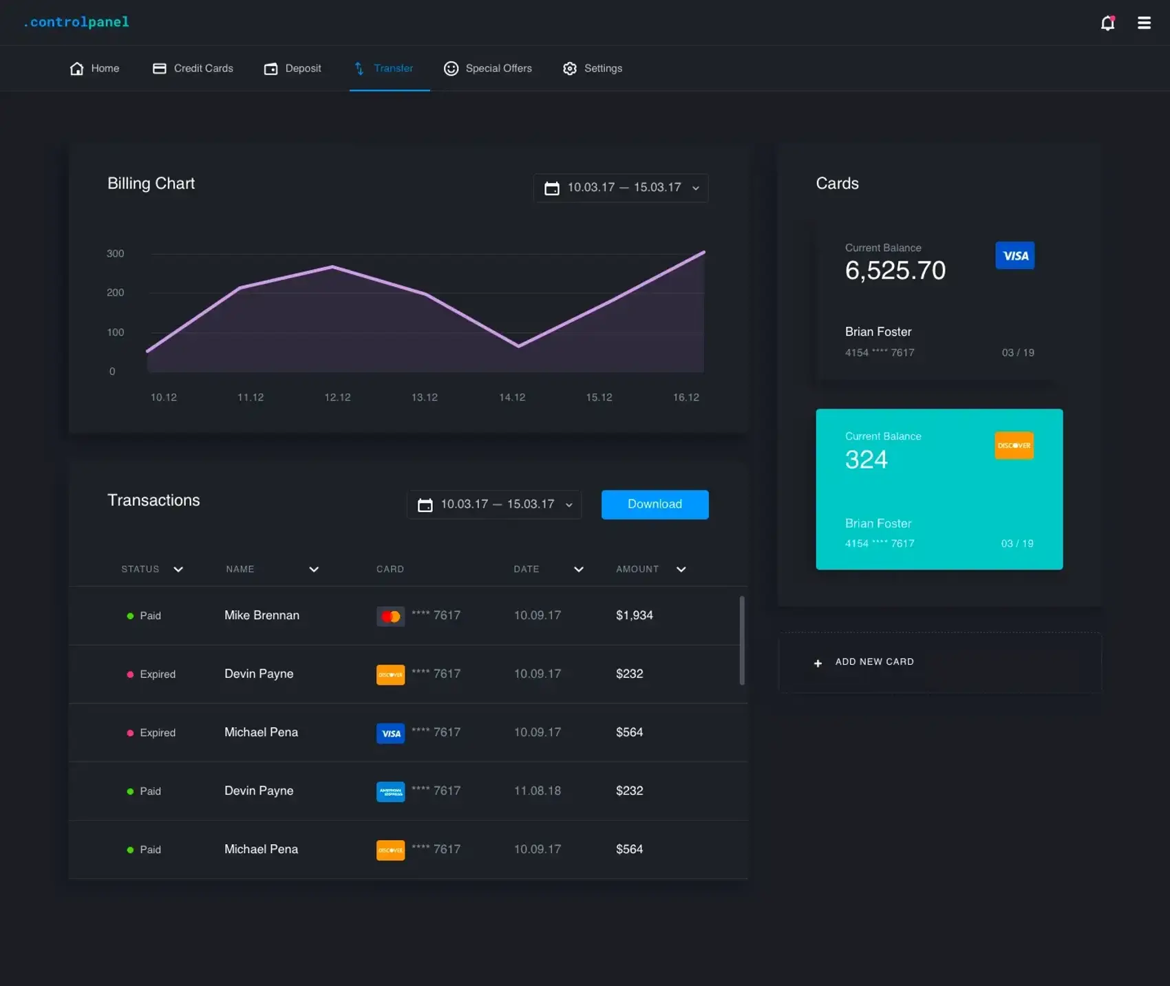 Control Panel 46