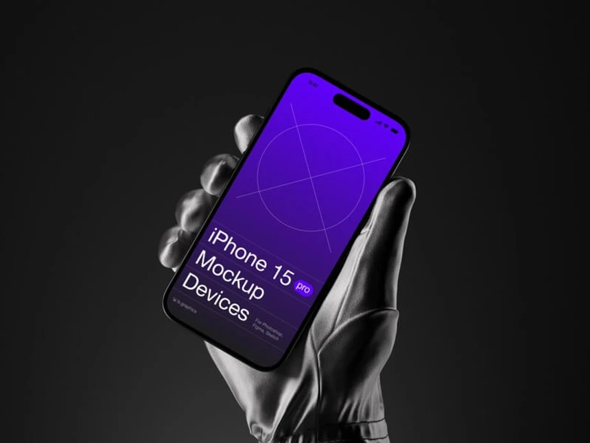 P-Mockups: iPhone 15 Pro 15