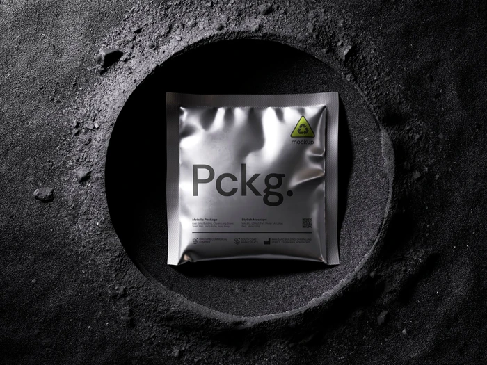 Vegus, Packaging Mockup in Top View, 08