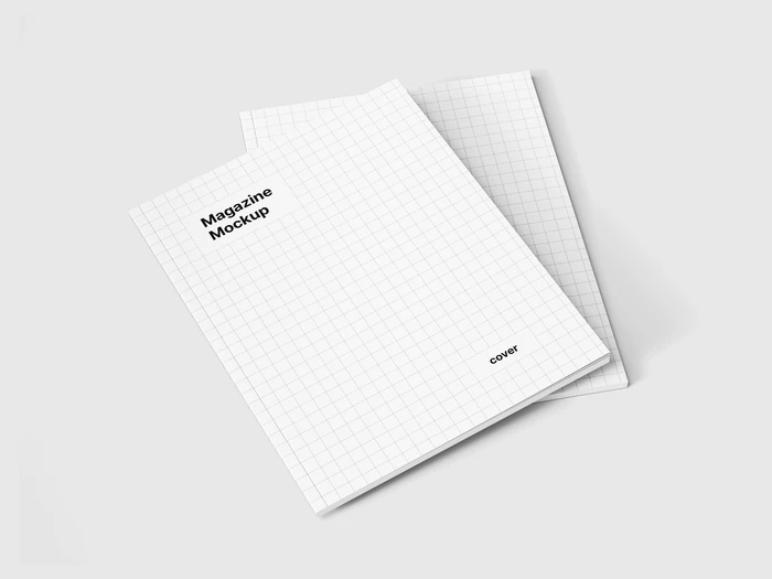 Magazine Mockup, US Landscape, 05