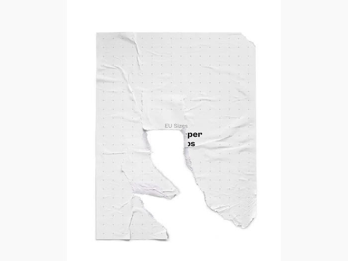 Glued Paper Mockup, US, 01