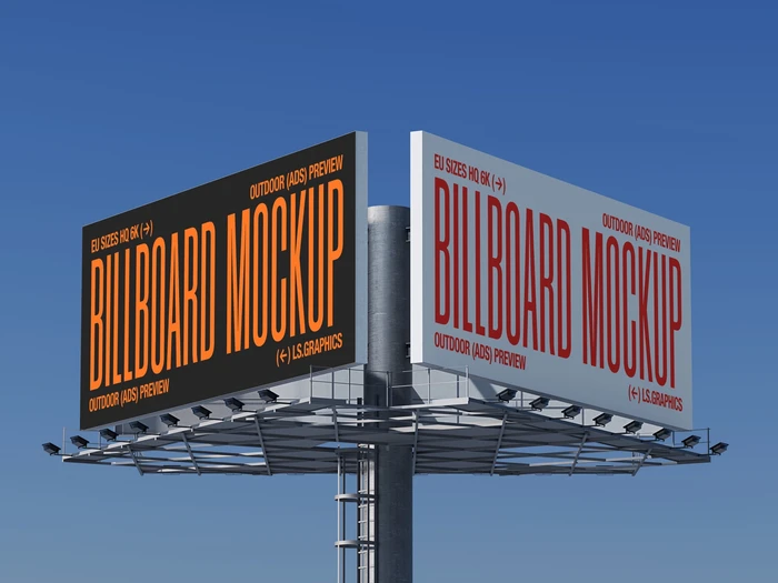 Billboard Mockup, Environment, EU Scene 18