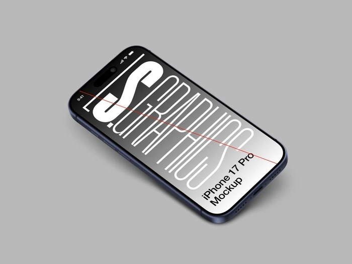 iPhone 17 Pro Mockup, Scene 1
