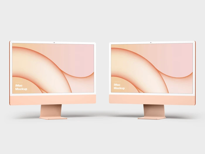 iMac 24-inch Mockups, 09