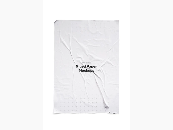 Glued Paper Mockup, EU Glossy, 11