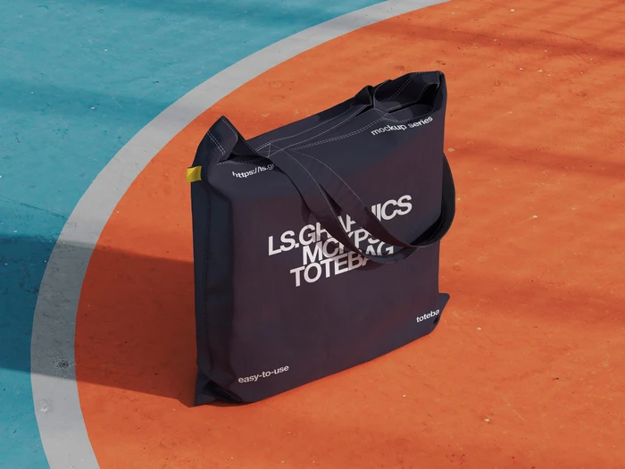 Modern Tote Bag Mockup with Urban Flair