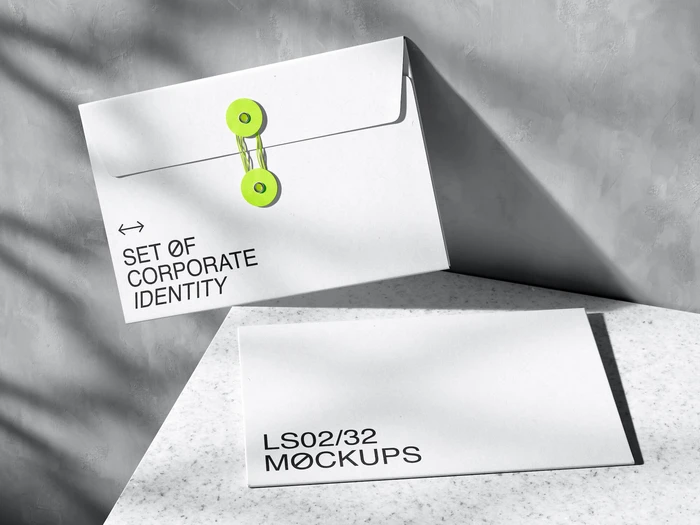 Qubus, String Envelope Mockups, US, 07