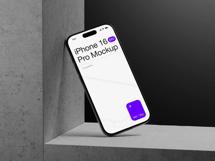 U-Mockups: iPhone 16 Pro, Scene 10