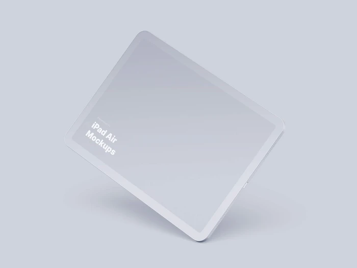 iPad Air (2020) Clay Mockups, 03