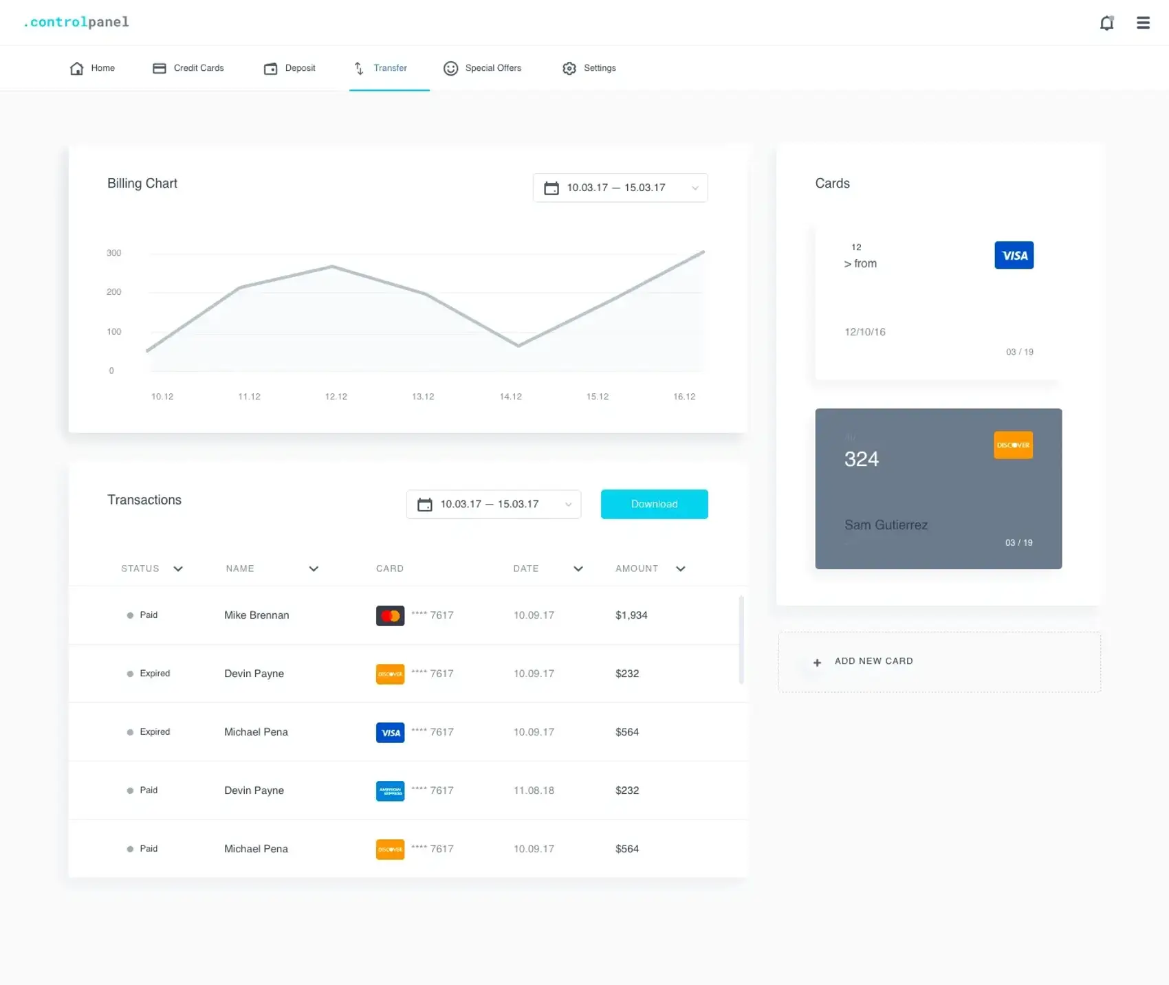 Control Panel 66