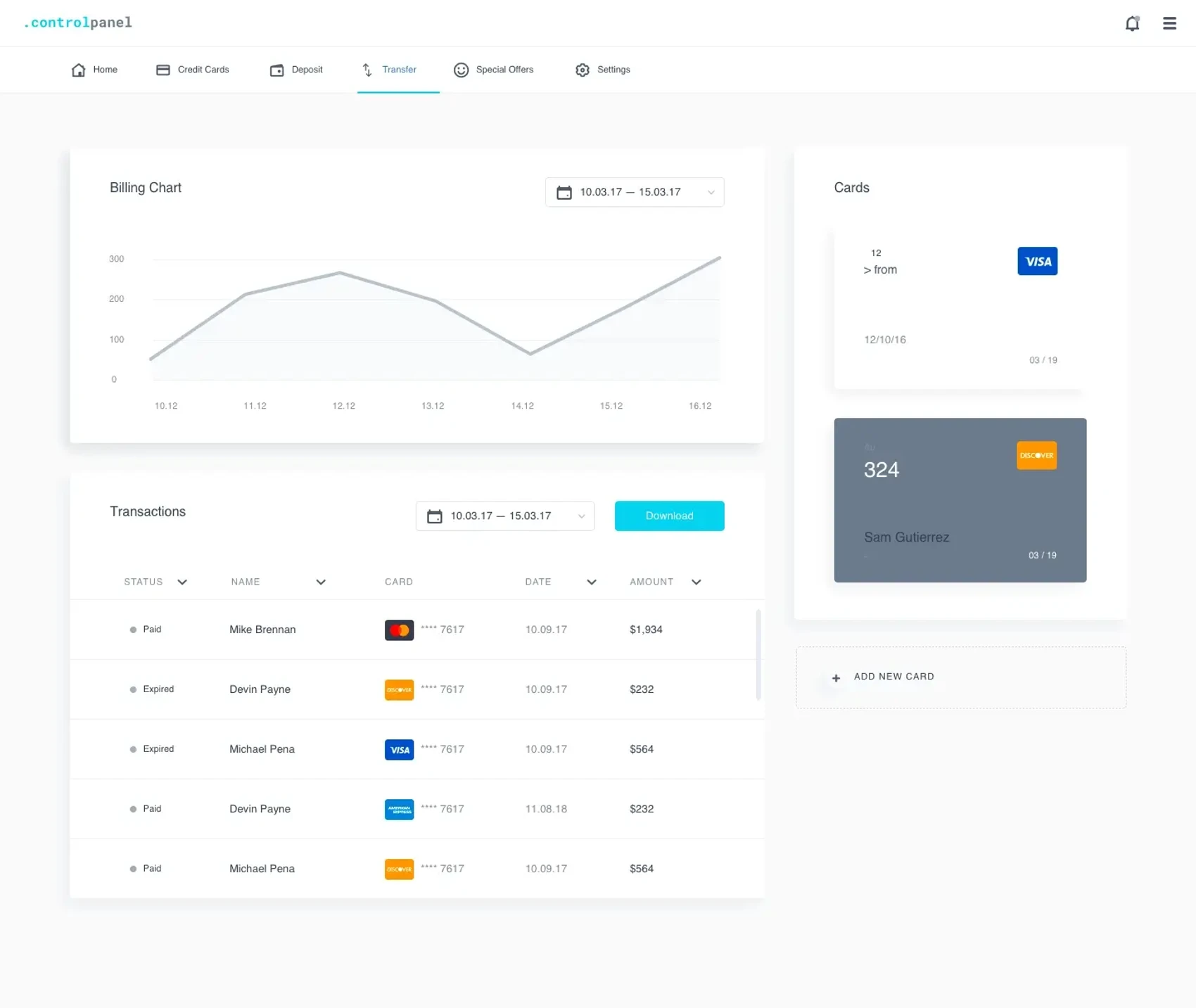 Control Panel 66
