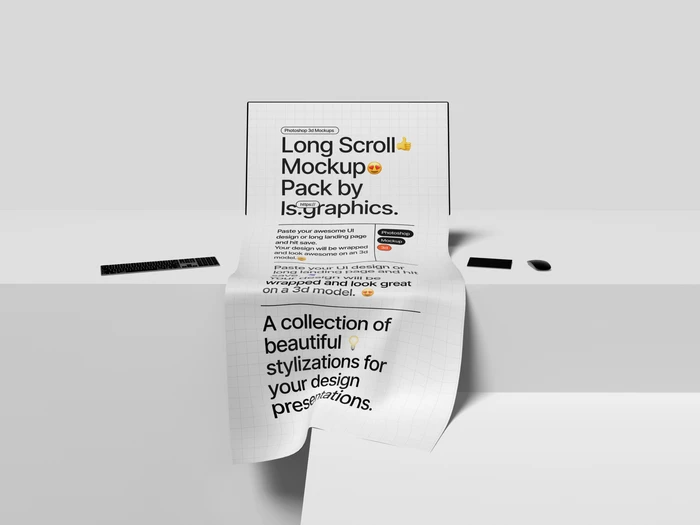 Long Scroll Mockups, 25