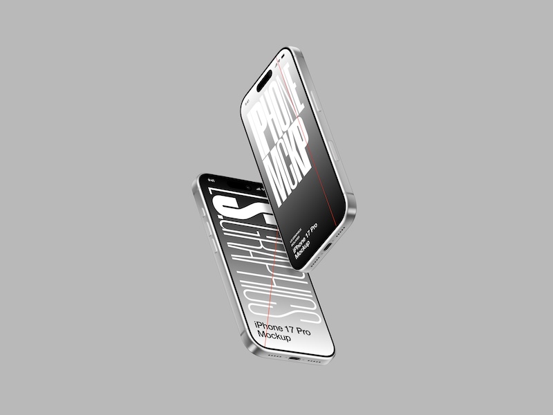 iPhone 17 Pro Mockup, Scene 10