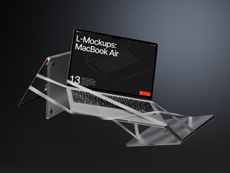 L-Mockups: MacBook Air 09