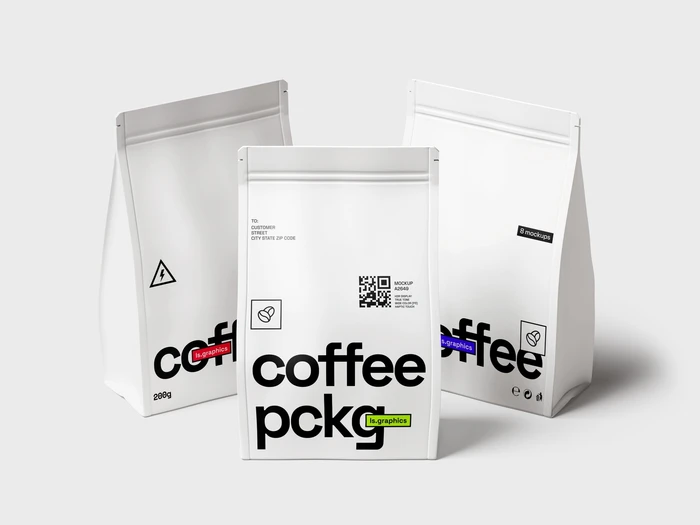 Coffee Bag Mockups, Scene 08