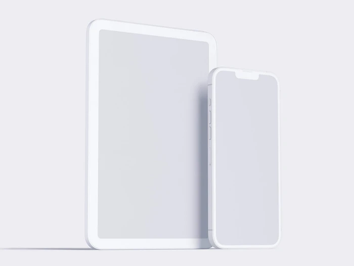 Apple Mockups Bundle, Clay, 14