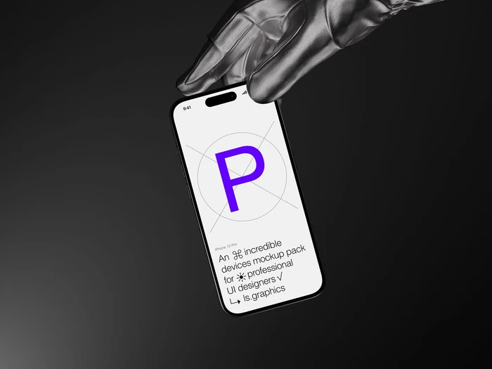 P-Mockups, iPhone 15 Pro, 07